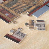 Oude Stad Gebouw Fresco's Legpuzzel (Zijkant)