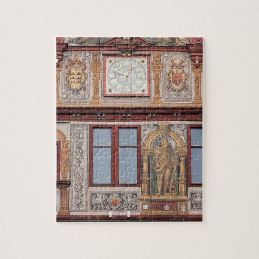 Oude Stad Gebouw Fresco's Legpuzzel (Verticaal)