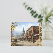 Oude Stad Geheugen Ouderwets Briefkaart (Staand voorkant)