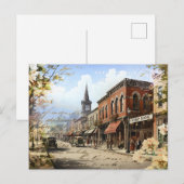 Oude Stad Geheugen Ouderwets Briefkaart (Voorkant / Achterkant)