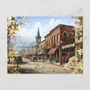 Oude Stad Geheugen Ouderwets Briefkaart