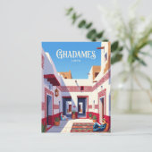 Oude Stad Ghadames Libië Briefkaart (Staand voorkant)