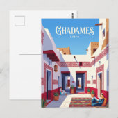 Oude Stad Ghadames Libië Briefkaart (Voorkant / Achterkant)