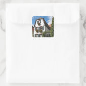 Oude Stad Heidelberg, Duitsland Vierkante Sticker (Tas)