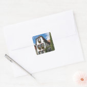 Oude Stad Heidelberg, Duitsland Vierkante Sticker (Envelop)