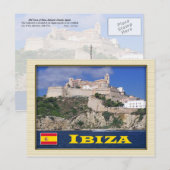 Oude stad Ibiza, Balearen, Spanje Briefkaart (Voorkant / Achterkant)