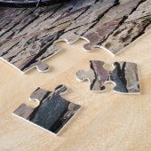 Oude stad in Europa bij zonsondergang Legpuzzel (Zijkant)