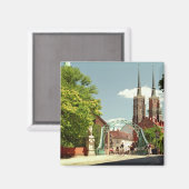 Oude Stad in Wroclaw Magneet (Voorkant / Achterkant)