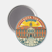 Oude Stad Indonesië Magneet (Voorkant / Achterkant)