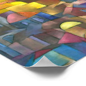 Oude stad Jerusalem Poster (Hoek)