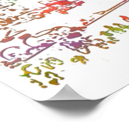 Oude stad Jerusalem Poster (Hoek)