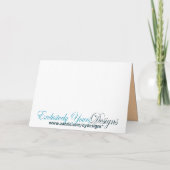 Oude Stad Jeruzalem Nieuwjaarskaart Feestdagen Kaart (Achterkant)