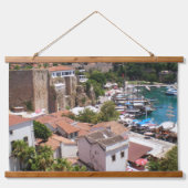 Oude stad Kaleici van Antalya Hangend Wandkleed (Voorkant)