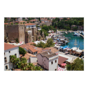 Oude stad Kaleici van Antalya Perfect Poster