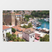 Oude stad Kaleici van Antalya Raamsticker (Vel)