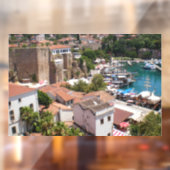 Oude stad Kaleici van Antalya Raamsticker (Vel 2)