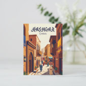 Oude Stad Kashgar China Briefkaart (Staand voorkant)