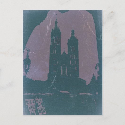 Oude stad Krakow Polen Briefkaart (Voorkant)