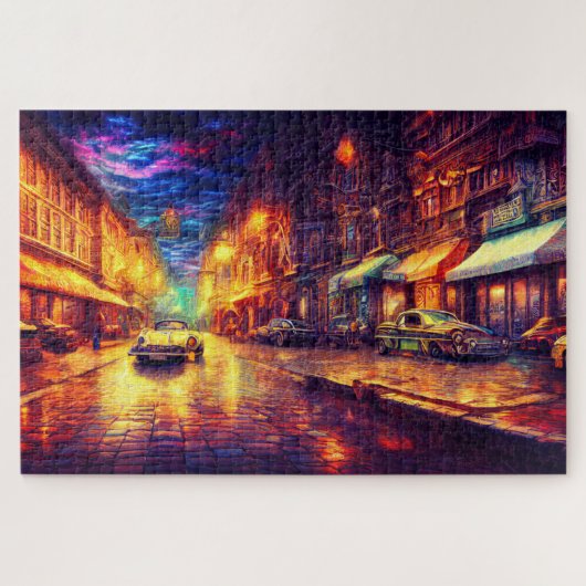  oude stad legpuzzel (Horizontaal)