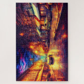  oude stad legpuzzel (Verticaal)