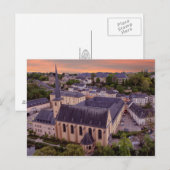 Oude stad Luxemburg Briefkaart (Voorkant / Achterkant)