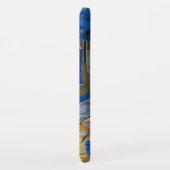 Oude stad, man, straat, wandelstok Case-Mate iPhone case (Achterkant/rechts)