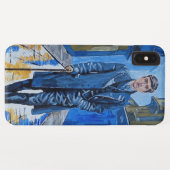 Oude stad, man, straat, wandelstok Case-Mate iPhone case (Achterkant (horizontaal))