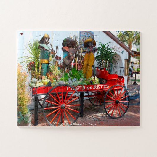 Oude Stad Markt San Diego Legpuzzel (Horizontaal)