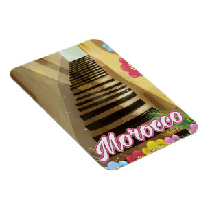 Oude stad Marokko reisposter Magneet
