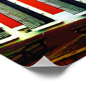 Oude stad Mexico Afbeeldingen oude gebouwen Poster (Hoek)