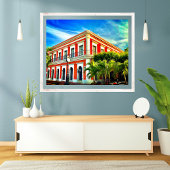 Oude stad Mexico Afbeeldingen oude gebouwen Poster