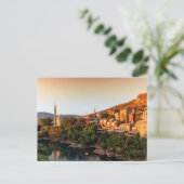 Oude stad Mostar, Bosnië en Herzegovina Briefkaart (Staand voorkant)