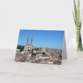 Oude stad Niort Skyline, Frankrijk Kaart (Voorkant)