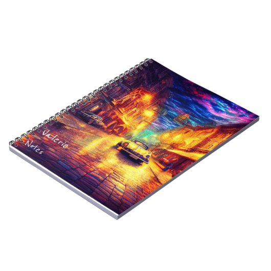 oude stad notitieboek (Linkerzijde)