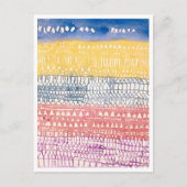 "Oude Stad (Overzicht)" Schilderij van Paul Klee Briefkaart (Voorkant)