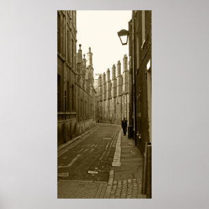 Oude stad. Oxford (Verenigd Koninkrijk). Poster