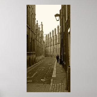 Oude stad. Oxford (Verenigd Koninkrijk). Poster