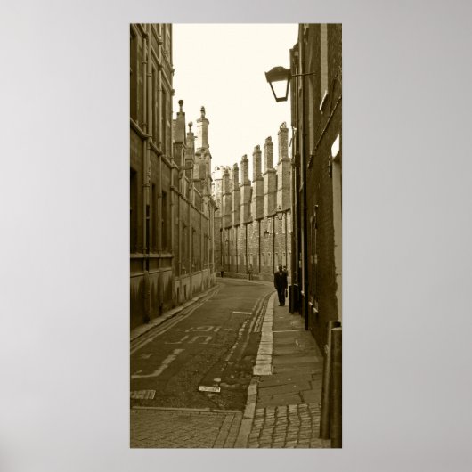 Oude stad. Oxford (Verenigd Koninkrijk). Poster (Voorkant)