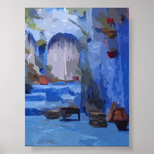 Oude Stad Poster (Voorkant)