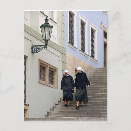 Oude stad, Praag. Briefkaart (Voorkant)