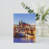 Oude stad Praag. Tsjechië. Briefkaart (Staand voorkant)