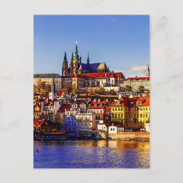 Oude stad Praag. Tsjechië. Briefkaart