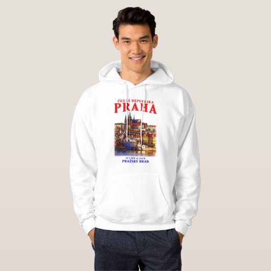 Oude stad Praag. Tsjechië. Hoodie (Voorkant volledig)
