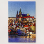 Oude stad Praag. Tsjechië. Legpuzzel (Verticaal)