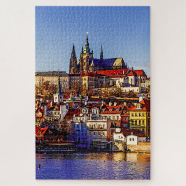 Oude stad Praag. Tsjechië. Legpuzzel