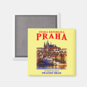 Oude stad Praag. Tsjechië. Magneet (Voorkant / Achterkant)