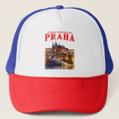 Oude stad Praag. Tsjechië. Trucker Pet (Voorkant)