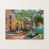 Oude stad Puerto Rico. Legpuzzel (Horizontaal)