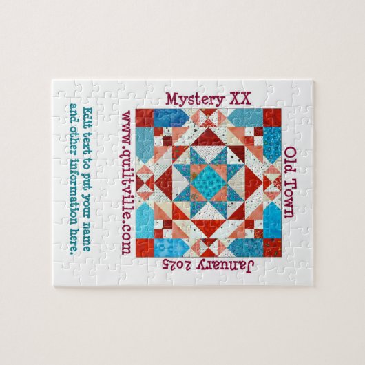 Oude stad puzzel (Horizontaal)