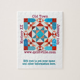 Oude stad puzzel legpuzzel